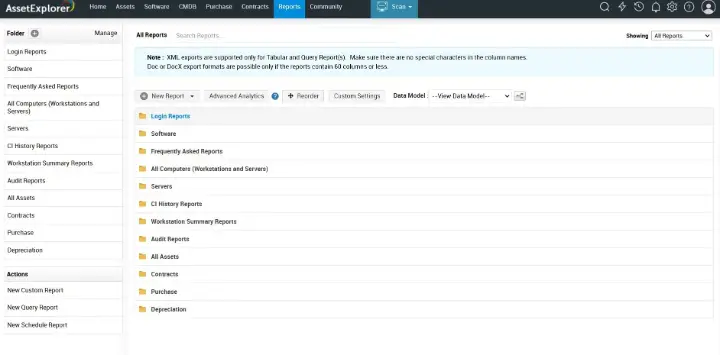 ManageEngine AssetExplorer