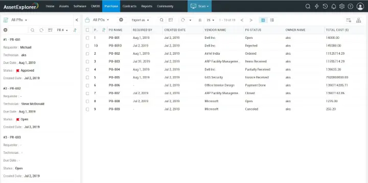 ManageEngine AssetExplorer